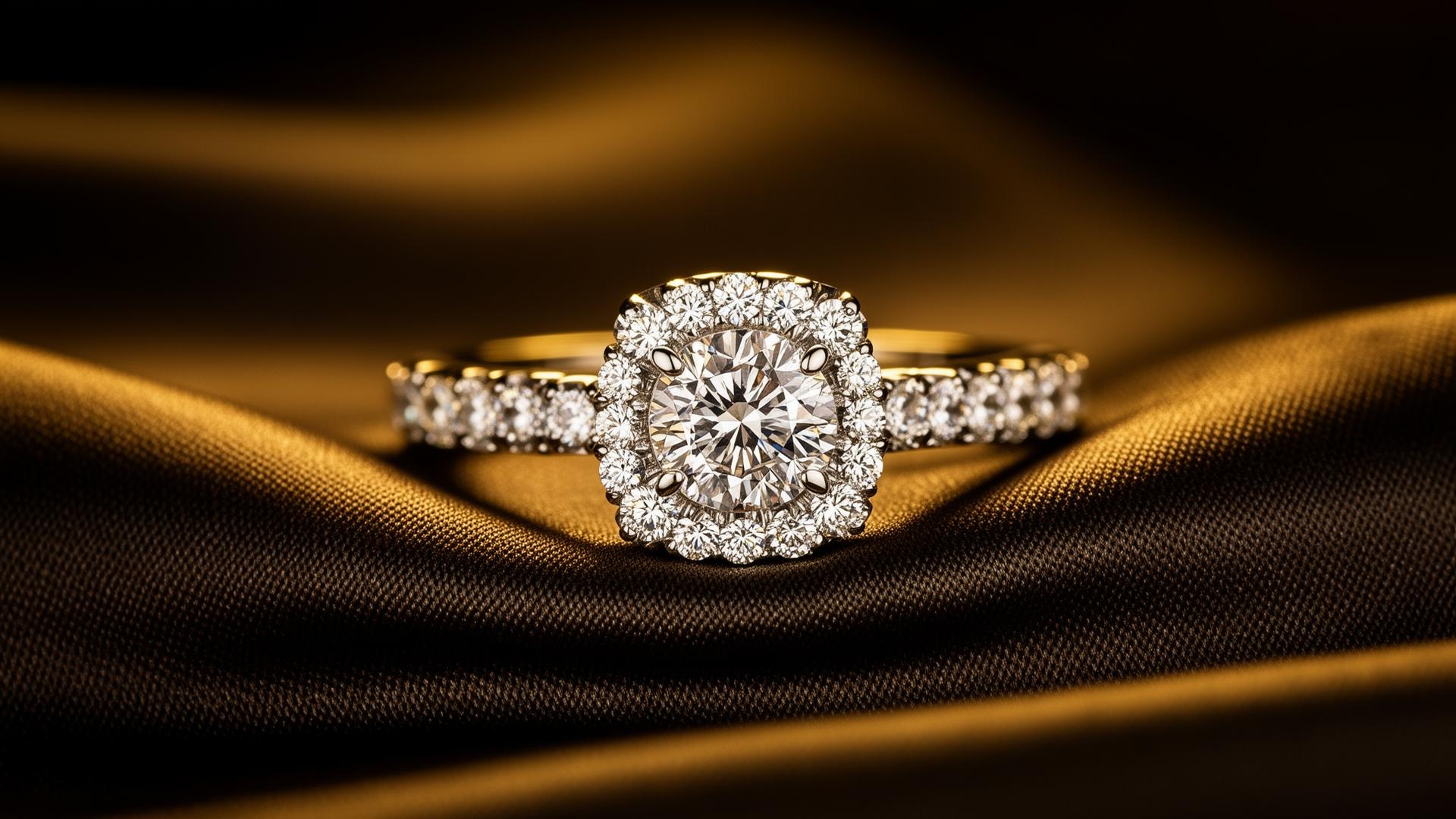 Diamond engagement ring